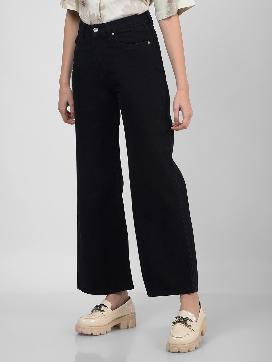 Numero Uno Women Solid Black Jeans